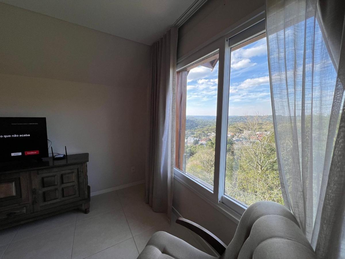 Vista 161 Apto Em Gramado Com Vista Espetacular 外观 照片