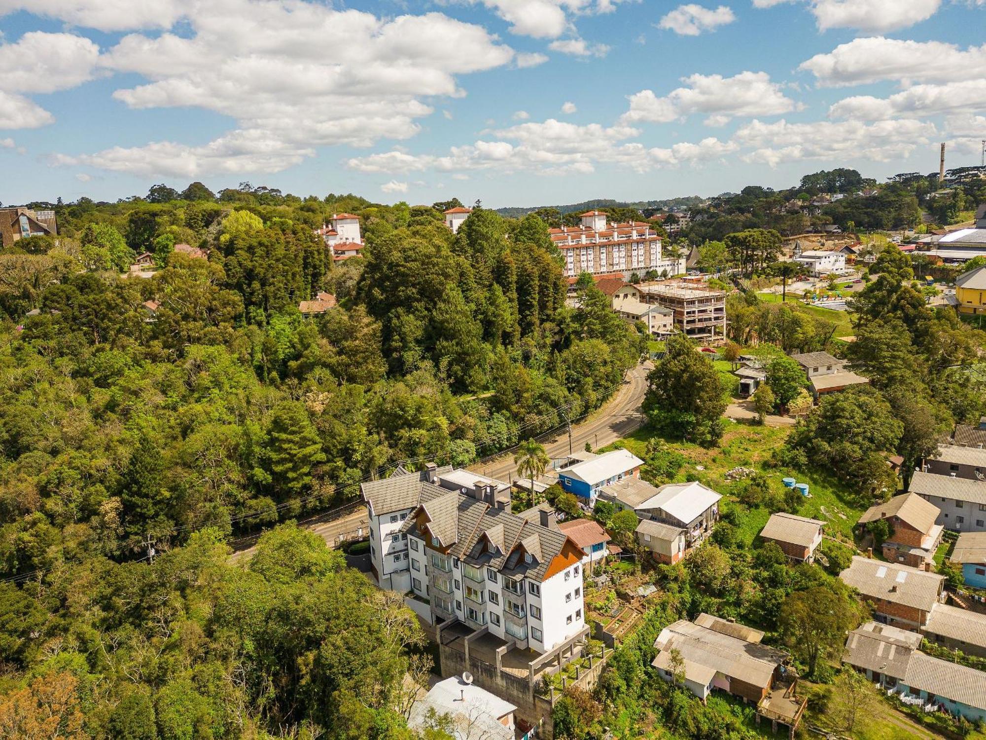 Vista 161 Apto Em Gramado Com Vista Espetacular 外观 照片