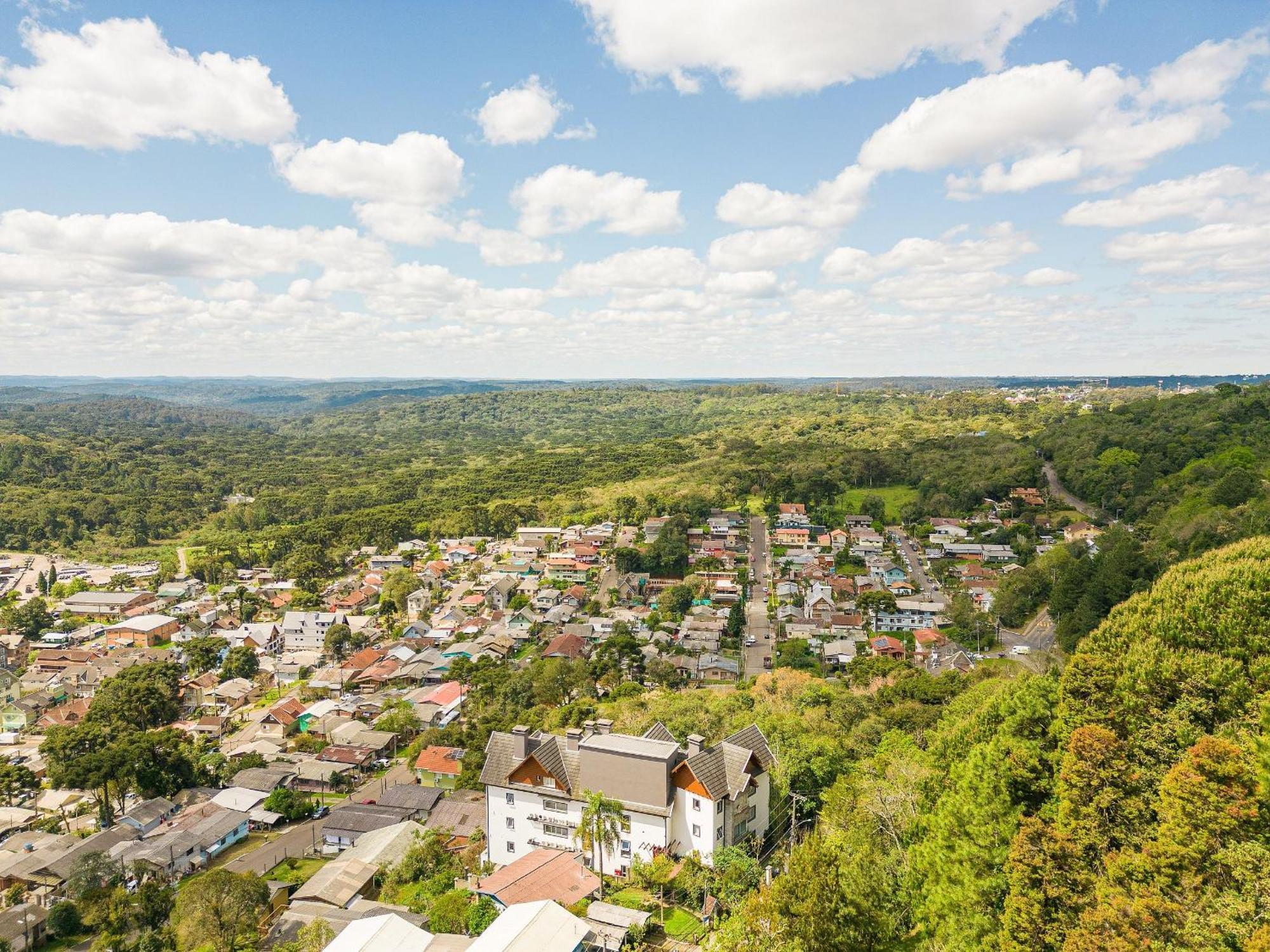 Vista 161 Apto Em Gramado Com Vista Espetacular 外观 照片
