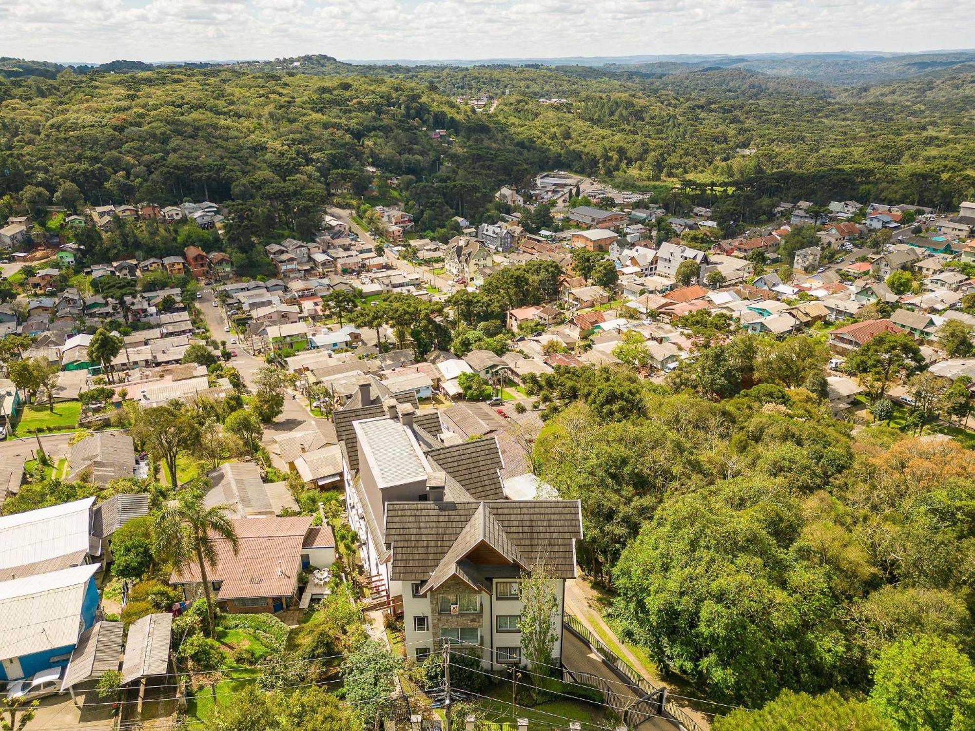 Vista 161 Apto Em Gramado Com Vista Espetacular 外观 照片